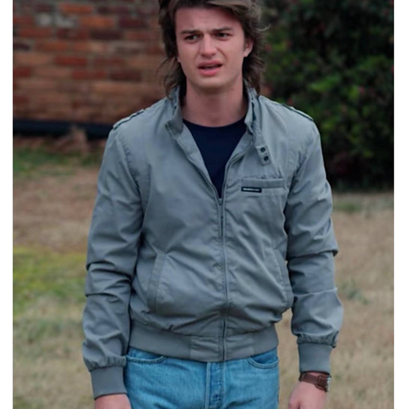 Members Only Vintage Gray Racer Jacket - Picture 9 of 9